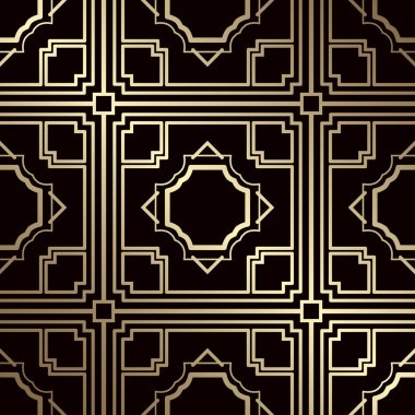 art deco dikişsiz desen