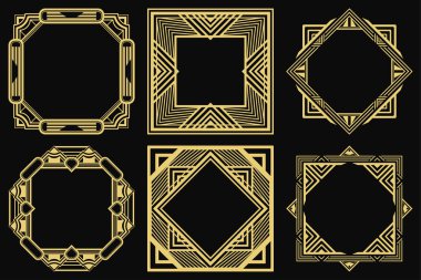 Art deco çerçeveler