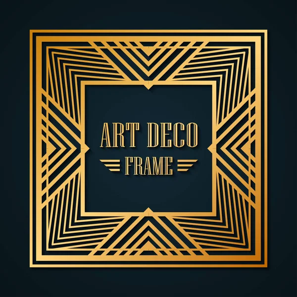 art deco çerçeve