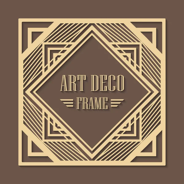 art deco çerçeve