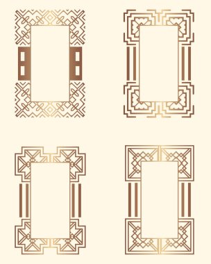 Art deco çerçeveler