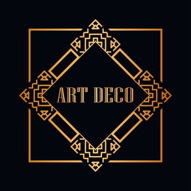 art deco çerçeve