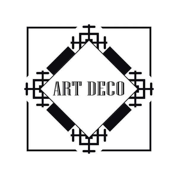 Cornice art deco — Vettoriale Stock