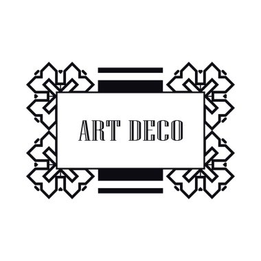 art deco çerçeve