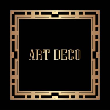 art deco çerçeve