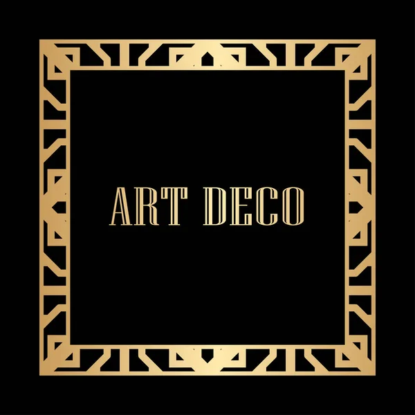 Marco art deco — Vector de stock