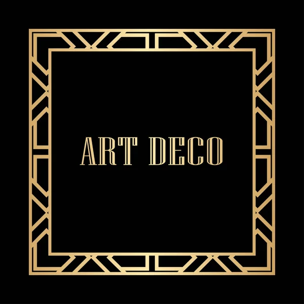 art deco çerçeve