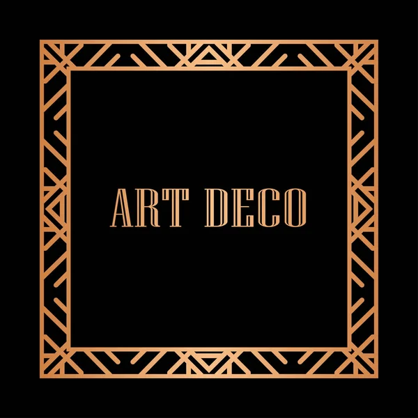 Marco art deco — Vector de stock