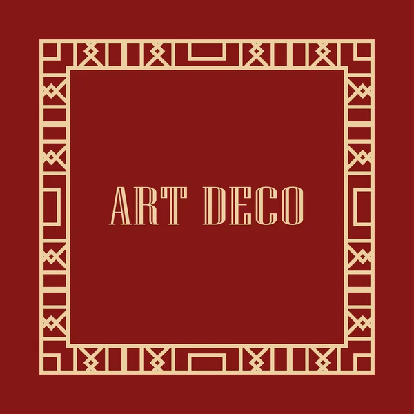 Art Deco kader — Stockvector