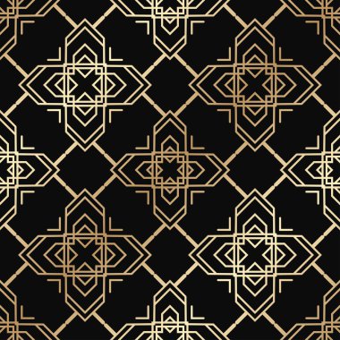 art deco dikişsiz desen