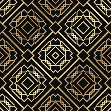 art deco dikişsiz desen