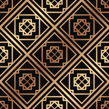 art deco dikişsiz desen
