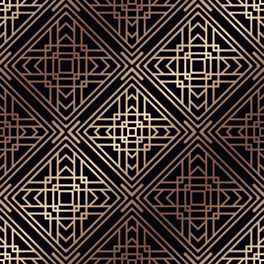 art deco dikişsiz desen