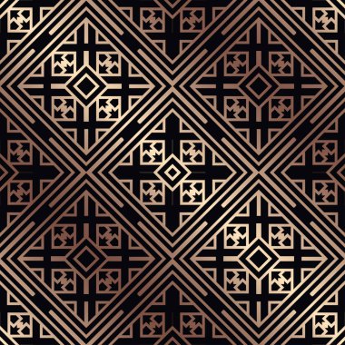 art deco dikişsiz desen