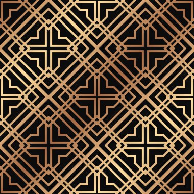 art deco dikişsiz desen