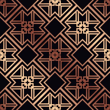 art deco dikişsiz desen