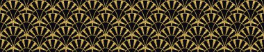 Modern fayans desen. Glitter doku ile soyut art deco sorunsuz arka plan