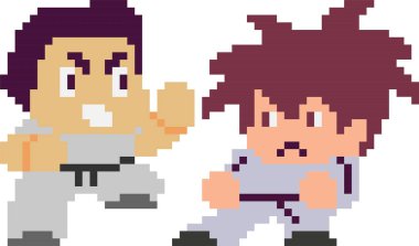 Piksel karakter kümesi