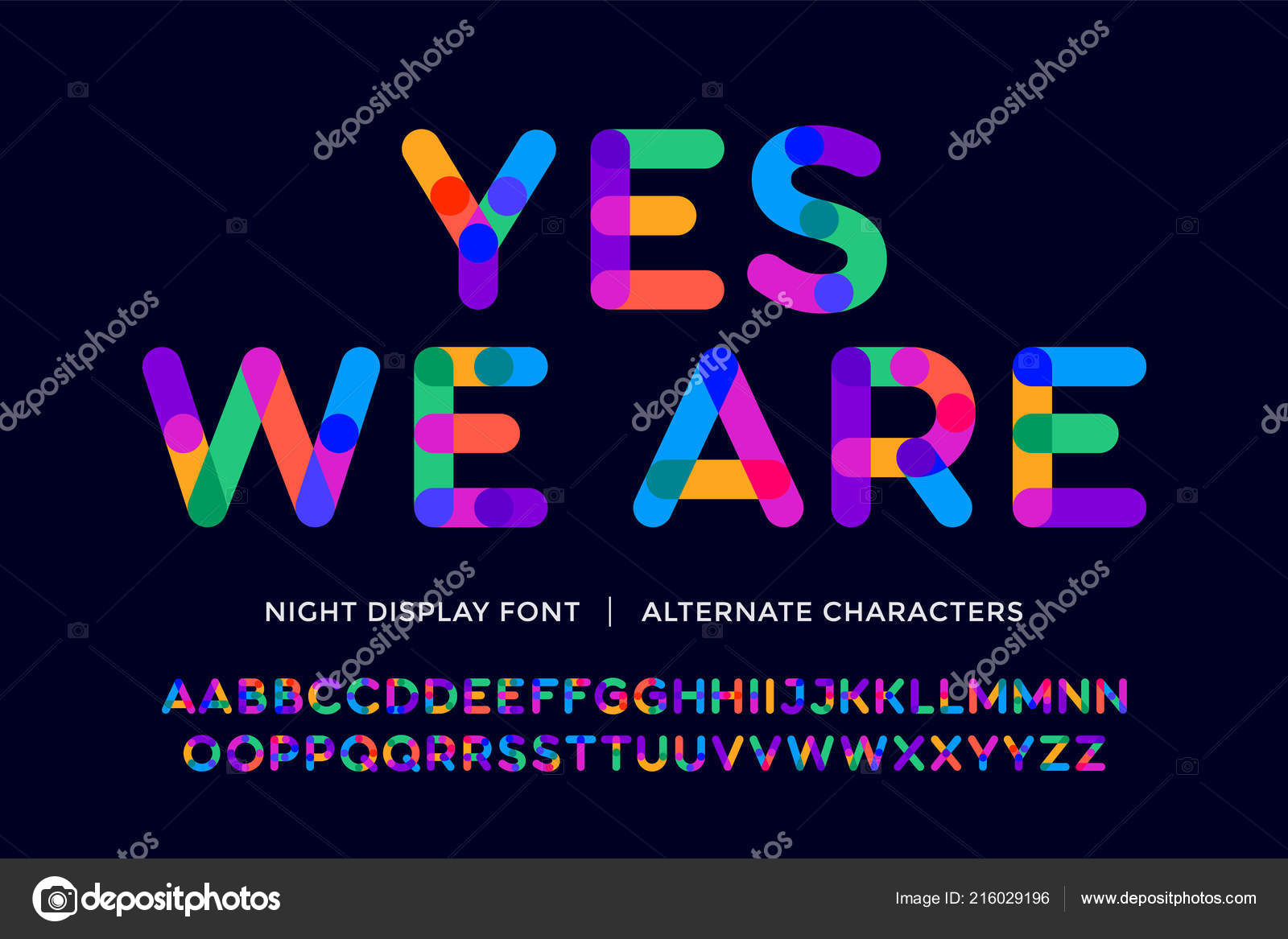 Download Colorful Font Colorful Bright Alphabet Font Emotional Bold Uppercase Color Stock Vector C Foxysgraphic 216029196 SVG Cut Files