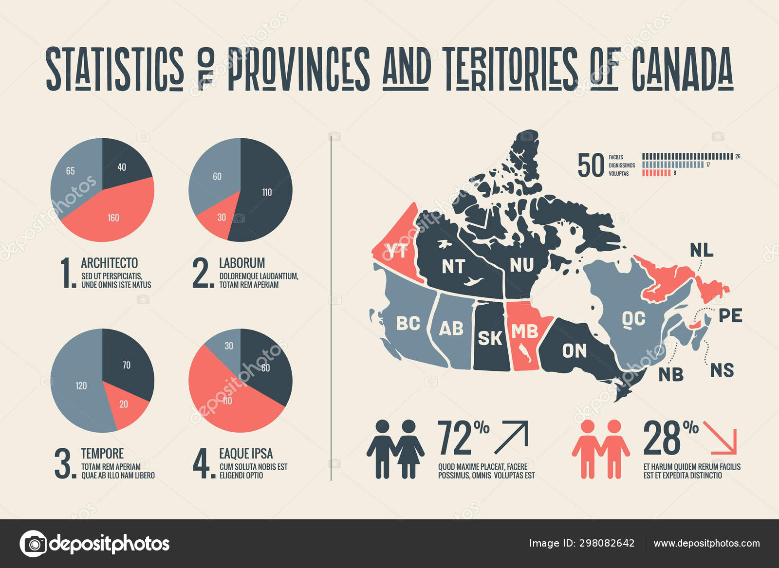 Map Canada Poster Map Provinces Territories Canada Black White Print