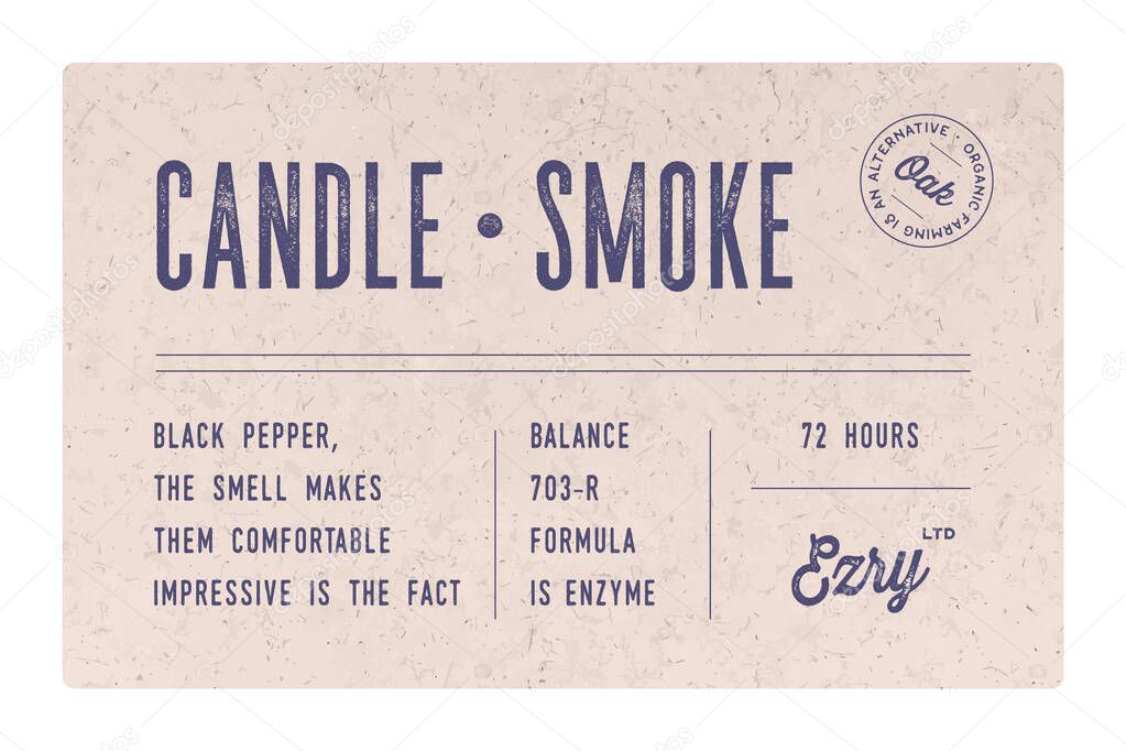 Vintage Minimal Label. Set of graphic modern vintage label, tag, sticker for brand, logo, packing. Retro design minimal label, tag or card, classic old school style, typography. Vector Illustration
