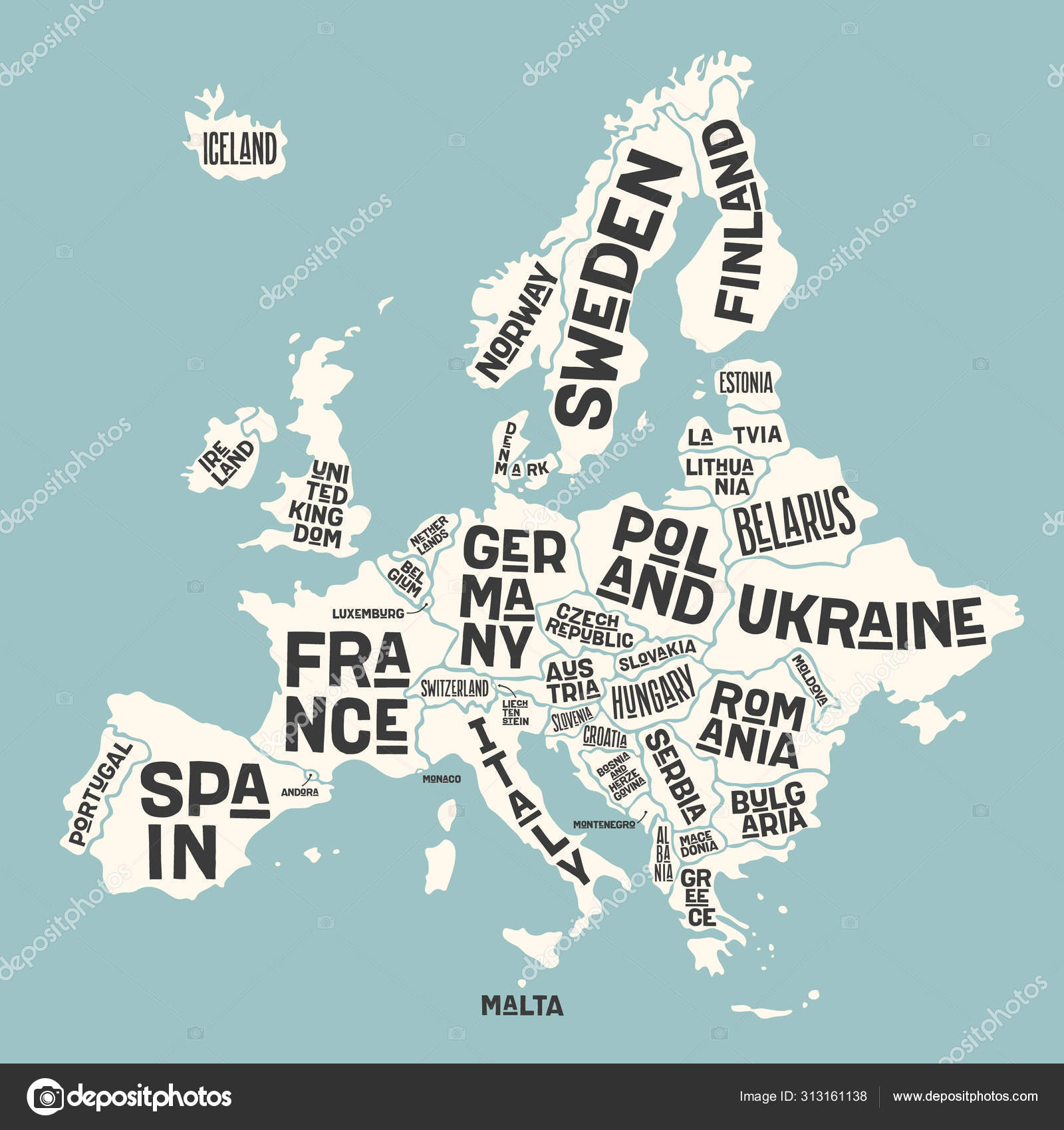 Map of europe