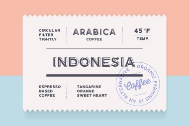 Vintage Minimal Etiket. Grafik modern vintage etiket seti, etiket, marka için etiket, logo, ambalaj. Retro tasarım minimal etiket, etiket veya kart, klasik eski okul tarzı, tipografi. Vektör İllüstrasyonu