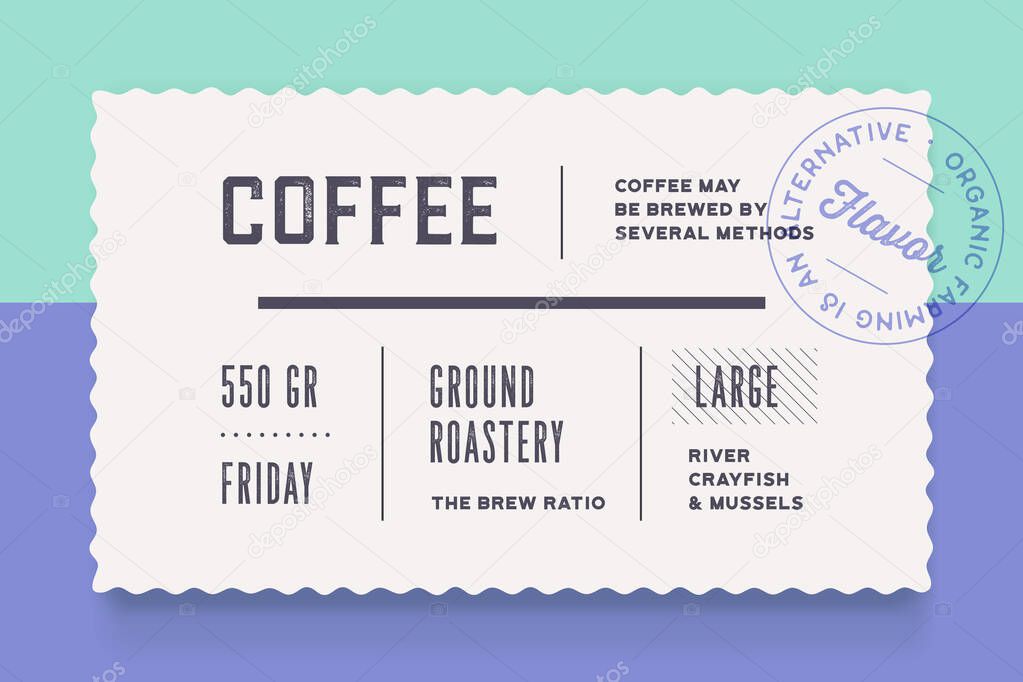 Vintage Minimal Label. Set of graphic modern vintage label, tag, sticker for brand, logo, packing. Retro design minimal label, tag or card, classic old school style, typography. Vector Illustration