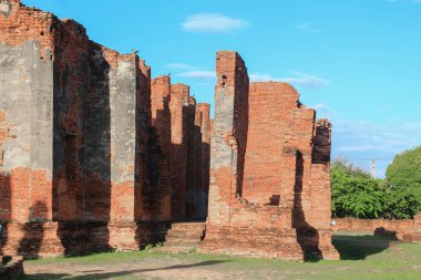 wat Phra Sri Sanphet eski güzel, Ajutthaya Seyahat Tayland Kraliyet Sarayı Pagoda ünlü solmaz