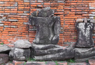 wat Phra Sri Sanphet eski güzel, Ajutthaya Seyahat Tayland Kraliyet Sarayı Pagoda ünlü solmaz