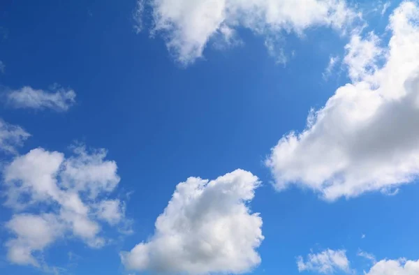 Blauwe Hemel Met Cloud Heldere Mooie Kunst Van Aard Kopie — Stockfoto