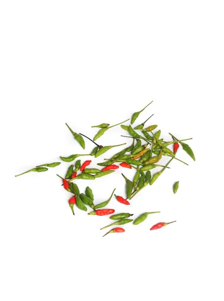 Hot Chili Savory Paprika Fresh White Background — Stock Photo, Image