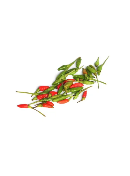 Hot Chili Savory Paprika Fresh White Background — Stock Photo, Image