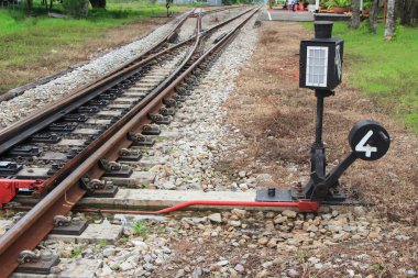 Demiryolundan çakıl tren ulaşım için: seçin odak alan sığ derinliği ile :