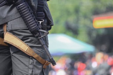 Asker, komando, ayakta hazır için koruma