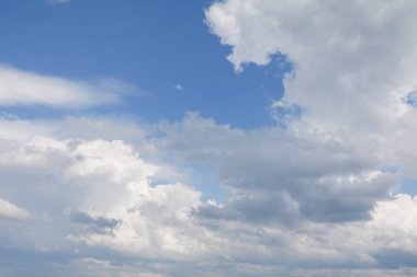 mavi gökyüzü ile büyük bulut güzel parlak ve doğa raincloud sanatı