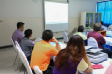 odak ile iş eğitim Eğitim Konferansı Toplantı salonunun içinde bulanık