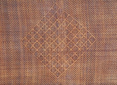 Bambu örgü doku antik desen Tay tarzında arka plan ve alan metin ekleyin