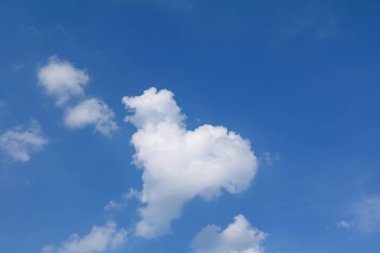 mavi gökyüzü parlak ve büyük cloud güzel, sanat doğa ile kopya alanı için metin ekleme