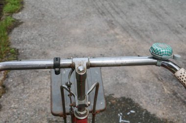 Bisiklet kolu Klasik vintage eski kopya alanı olan güzel metin ekleme