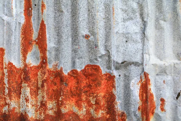 Çinko duvar doku desen arka plan paslı metal eski çürüme oluklu