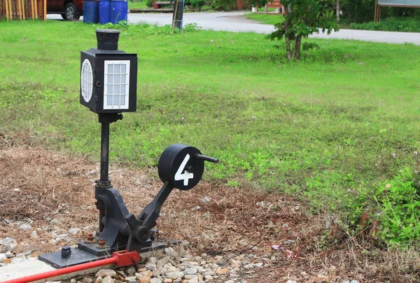 operated railroad switch and signal