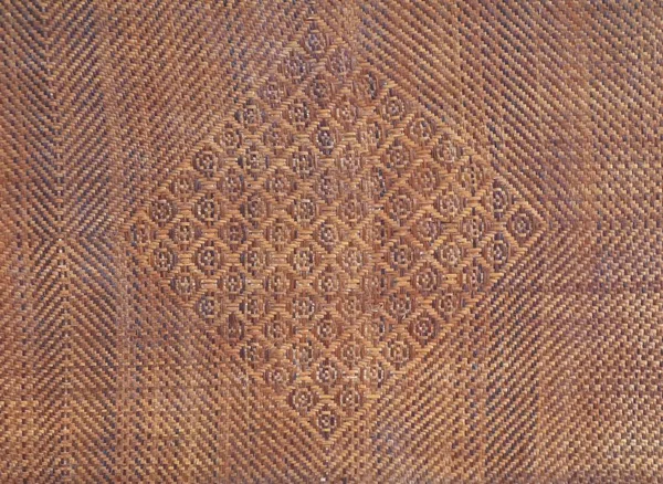 Bambu örgü doku antik desen Tay tarzında arka plan ve alan metin ekleyin