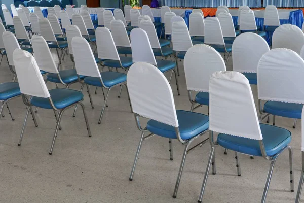 Empty Chairs Meeting Room Select Focus Shallow Depth Field — Stock Photo, Image