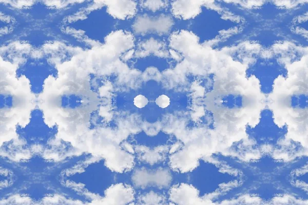 mavi gökyüzü ve bulut kavramı, seamless modeli için arka plan güzel