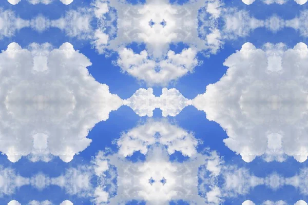 mavi gökyüzü ve bulut kavramı, seamless modeli için arka plan güzel