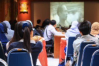 odak ile iş eğitim Eğitim Konferansı toplantı odasında bulanık