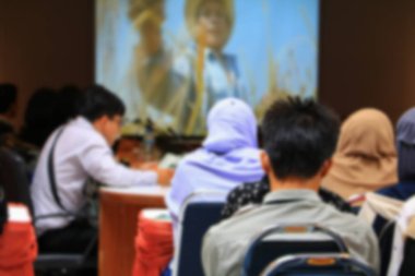 odak ile iş eğitim Eğitim Konferansı toplantı odasında bulanık