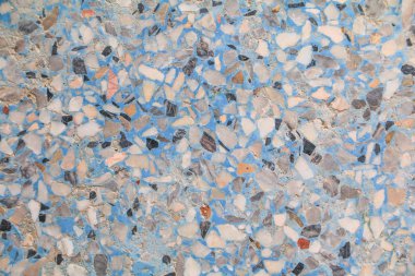 taş duvar doku, Terrazzo kat, mermer mavi renk güzel arka plan