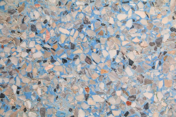 taş duvar doku, Terrazzo kat, mermer mavi renk güzel arka plan